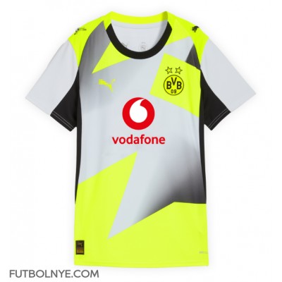 Camiseta Borussia Dortmund Maximilian Beier #14 Visitante Equipación para mujer 2025-26 manga corta Camiseta Borussia Dortmund Maximilian Beier #14 Visitante Equipación para mujer 2025-26 manga corta